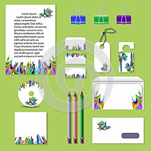 Business corporative set