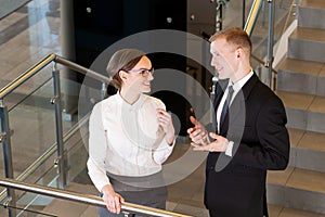 Business couple at office