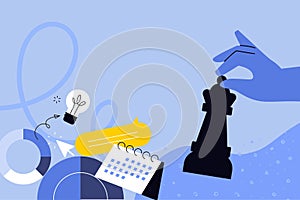 Business creative illustration