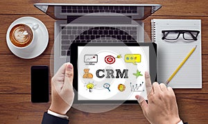 Business Customer CRM Management Analysis Service Concept