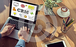 Business Customer CRM Management Analysis Service Concept