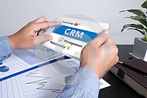 Business Customer CRM Management Analysis Service Concept