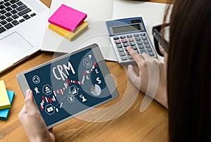 Business Customer CRM Management Analysis Service Concept , Customer relationship management