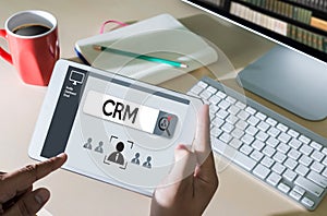 Business Customer CRM Management Analysis Service Concept manage