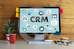 Business Customer CRM Management Analysis Service Concept manage