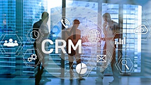 Business Customer CRM Management Analysis Service Concept. Relationship Management.