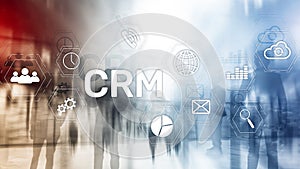 Business Customer CRM Management Analysis Service Concept. Relationship Management.