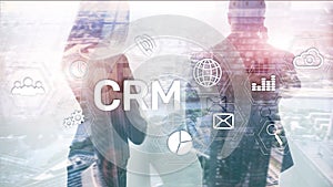 Business Customer CRM Management Analysis Service Concept. Relationship Management