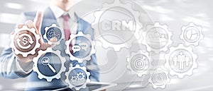 Business Customer CRM Management Analysis Service Concept. Relationship Management.