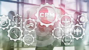 Business Customer CRM Management Analysis Service Concept. Relationship Management.