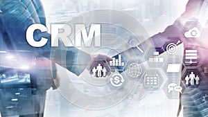 Business Customer CRM Management Analysis Service Concept. Relationship Management.