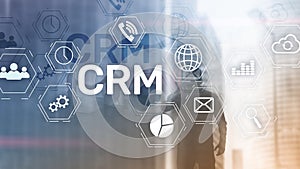 Business Customer CRM Management Analysis Service Concept. Relationship Management.