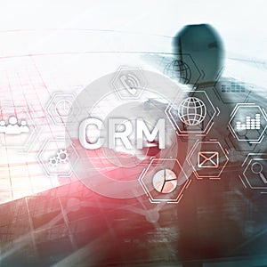 Business Customer CRM Management Analysis Service Concept. Relationship Management.