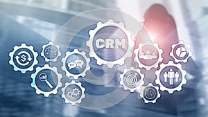 Business Customer CRM Management Analysis Service Concept. Relationship Management.