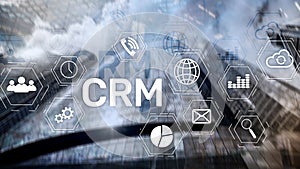 Business Customer CRM Management Analysis Service Concept. Relationship Management.