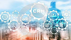 Business Customer CRM Management Analysis Service Concept. Relationship Management.