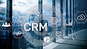 Business Customer CRM Management Analysis Service Concept. Relationship Management.