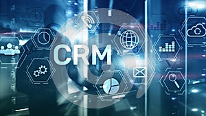 Business Customer CRM Management Analysis Service Concept. Relationship Management.