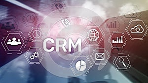 Business Customer CRM Management Analysis Service Concept. Relationship Management