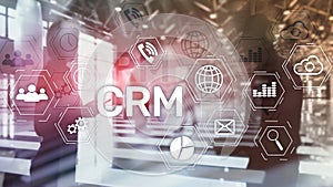 Business Customer CRM Management Analysis Service Concept. Relationship Management