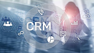 Business Customer CRM Management Analysis Service Concept. Relationship Management.