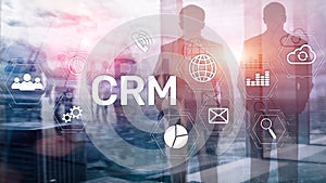 Business Customer CRM Management Analysis Service Concept. Relationship Management.