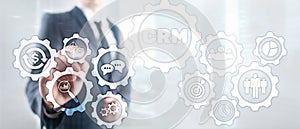 Business Customer CRM Management Analysis Service Concept. Relationship Management