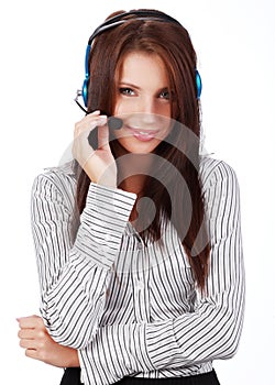 Business customer support operator