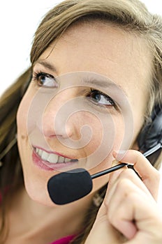 Business customer support operator