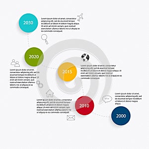 Business data market elements dot bar pie charts diagrams and gr