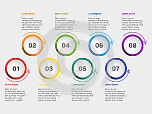 Business data visualization diagram. Timeline infographic icons vector template, milestone elements diagram process design.