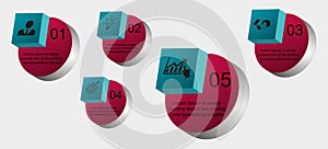 Business data visualization, infographics.