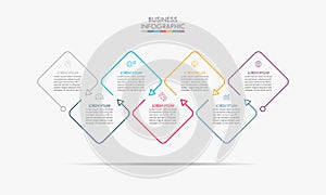 Business data visualization. timeline infographic icons designed for abstract background template