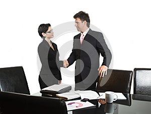 Business deal - isolated