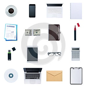 Business desktop objects set