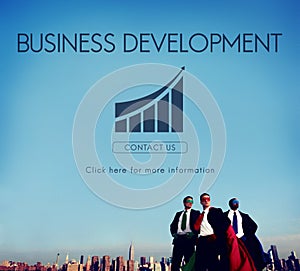 Business Development Startup Growth Statistics Concept