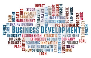 Business Development word cloud concept