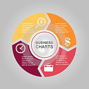 Business Diagram circle