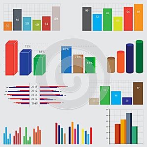 Business diagrams and graphics