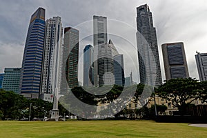 Raffles place, cty of singapore