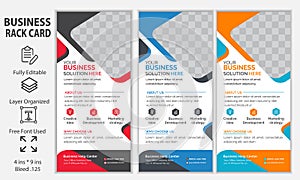 Business DL Flyer Rack Card Template Design