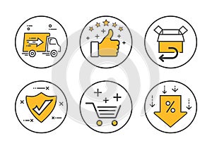 Business Ecommerce Icon vector illustration