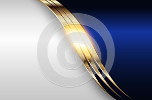 Business elegant background, silver gold metallic