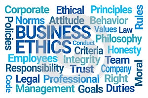 Business Ethics Word Cloud