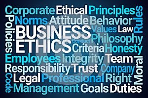 Business Ethics Word Cloud