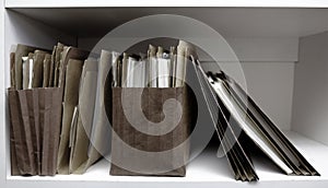 Business Files in Folders Boxes and Shelf Records Retention