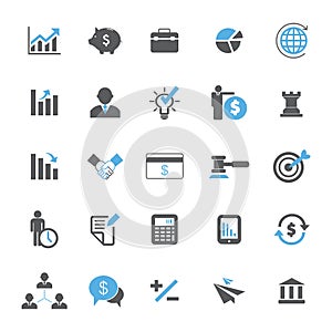 Business and Finance Icon Set