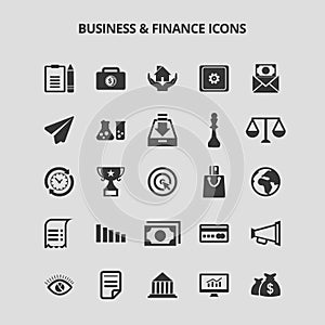 Business and Finance Icons