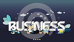 Business/Finance. idea and concept creativity illustration business  innovation technology modern.  temwaork