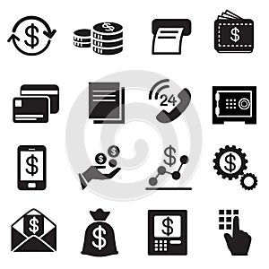 Business , finance, Investment icons Set